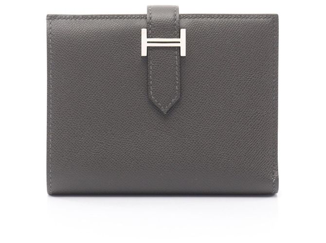 Hermès Hermes Bearn Compact Bi-fold Geldbörse Braun