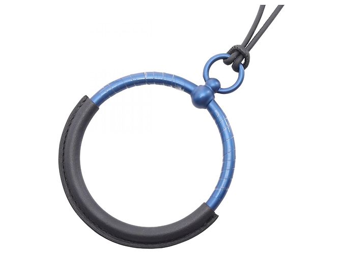 Hermès Hermes Loop Grand Halskette Schwarz Blau