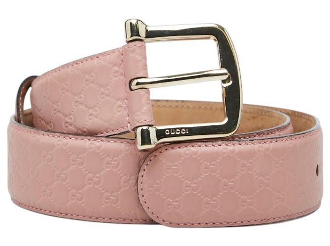 Cinto Gucci Microguccissima Rosa