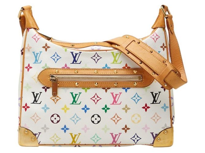 Sac à épaule Louis Vuitton Monogram Multicolor Boulogne Blanc