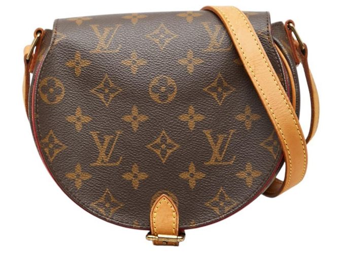 Bolsa de Ombro Louis Vuitton Monogram Tambourin Marrom