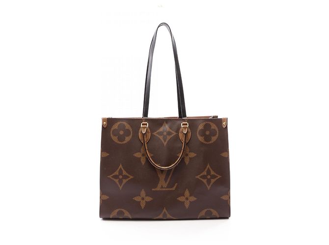 mala Louis Vuitton OnTheGo GM Monogram Giant/Reverse Marrom