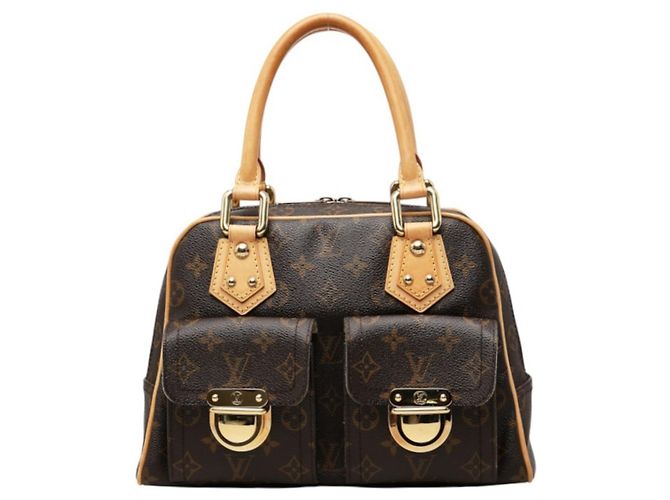 Bolsa Louis Vuitton Monogram Manhattan PM Marrom