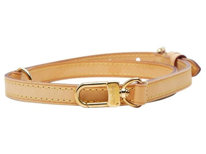 Louis Vuitton Beige Leather Shoulder Strap