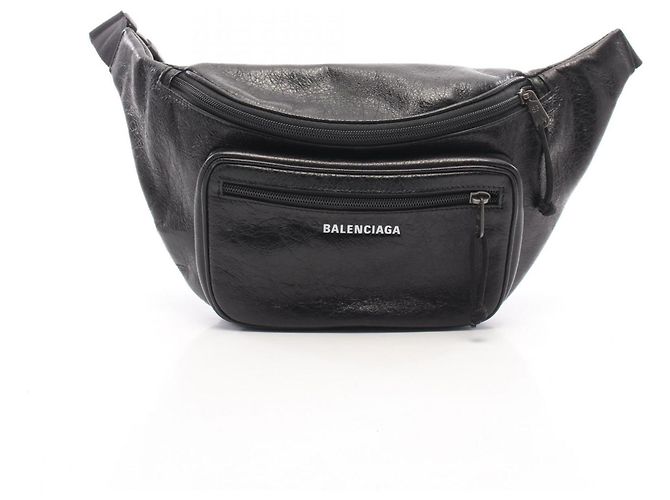 Cinto de bolsa Balenciaga Explorer Preto