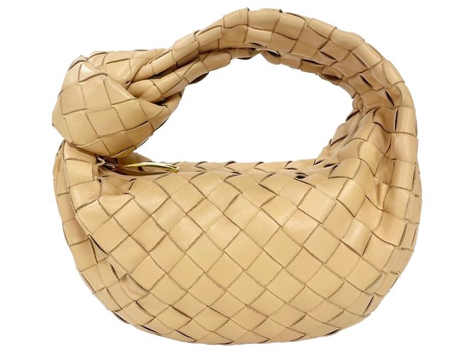 Bolsa Mini Jodie da Bottega Veneta Bege
