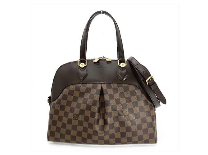 Sac à main Louis Vuitton Salvi Marron Damier ebène