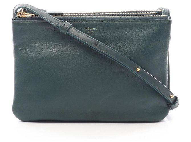 Céline Bolsa de Ombro Celine TRIO SMALL Verde