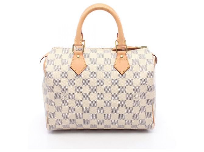 Louis Vuitton Speedy 25 Handtasche Weiß
