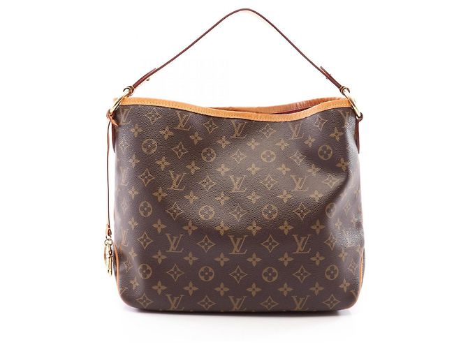 Borsa Louis Vuitton Delightful PM Monogram Marrone