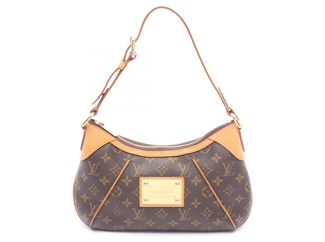 Bolsa de Ombro Louis Vuitton Thames PM Monogram Marrom