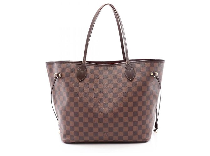 Bolsa tote Neverfull MM Damier da Louis Vuitton Marrom