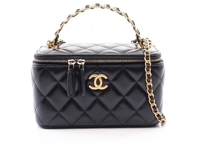 Borsa Vanity Chanel Matelassé Nero