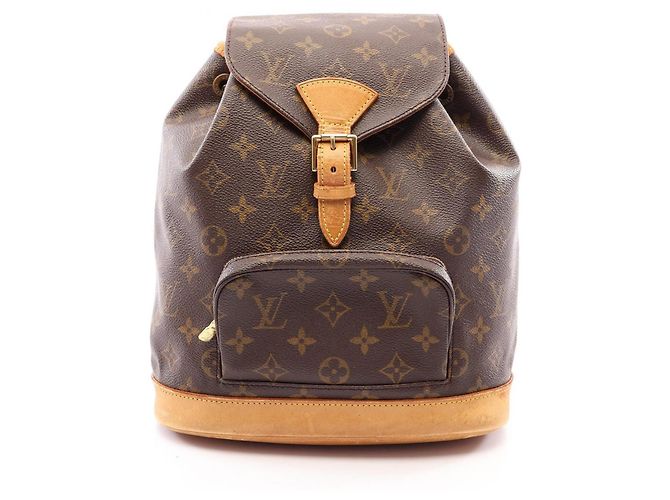 Louis Vuitton Montsouris MM Monogram Backpack Brown