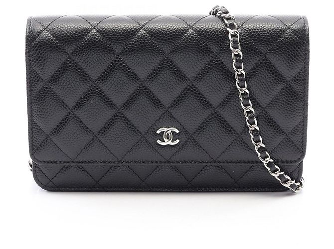 Bolsa de Ombro Chanel Matelassé Preta Preto