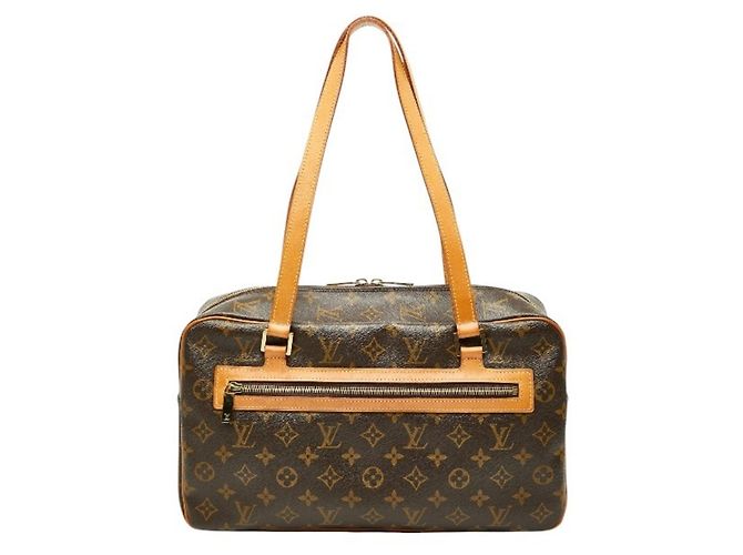 Sac à main Louis Vuitton Monogram Cite GM Marron