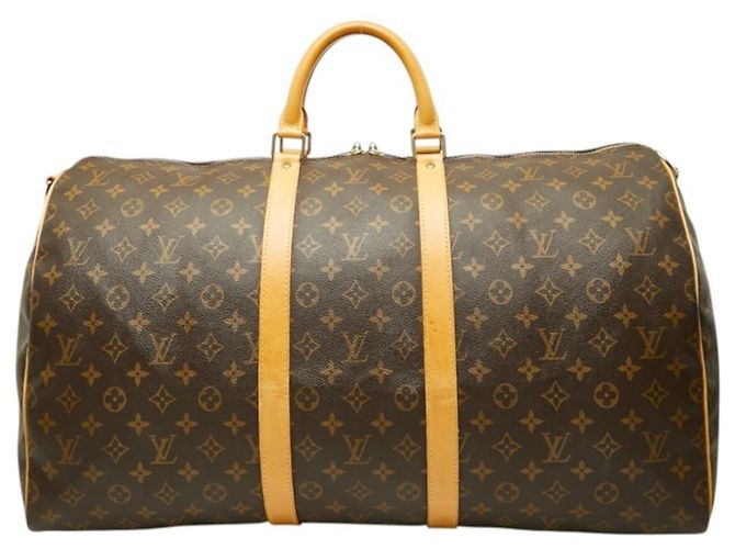 Louis Vuitton Monogram Keepall Bandoulière 55 Braun