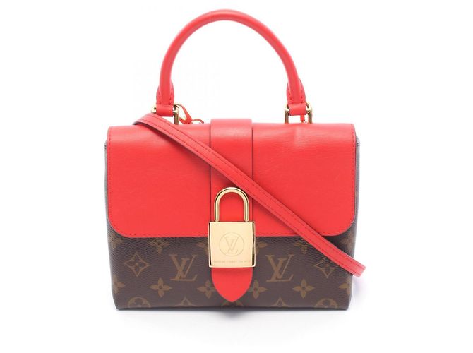 Sac à main 2-Way Louis Vuitton Rocky BB Monogram Noir Marron Monogramme