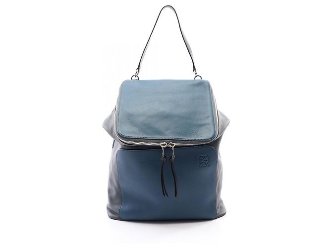 Sac à dos/Sac à main Loewe GOYA Marron Noir Bleu