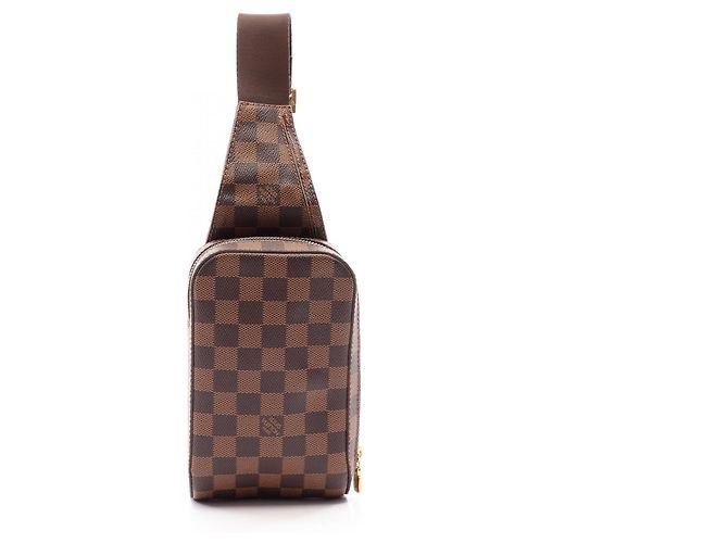 Bolsa Louis Vuitton Geronimos Damier Ebene Marrom