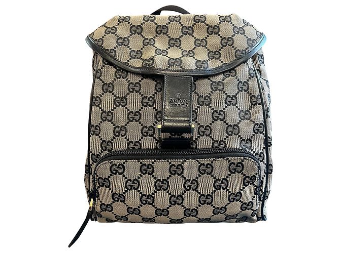 Gucci Monogram Canvas Backpack