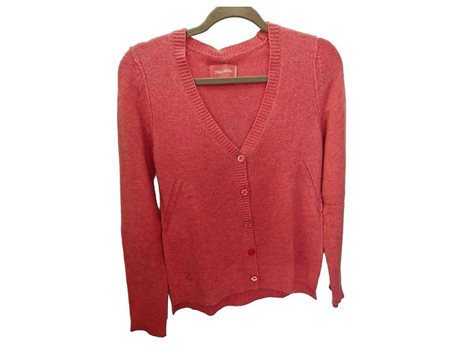 Zadig & Voltaire Kaschmir-Cardigan 'Art' Pink