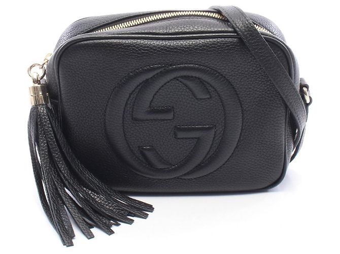 Borsa Gucci Soho Disco in pelle nera Nero