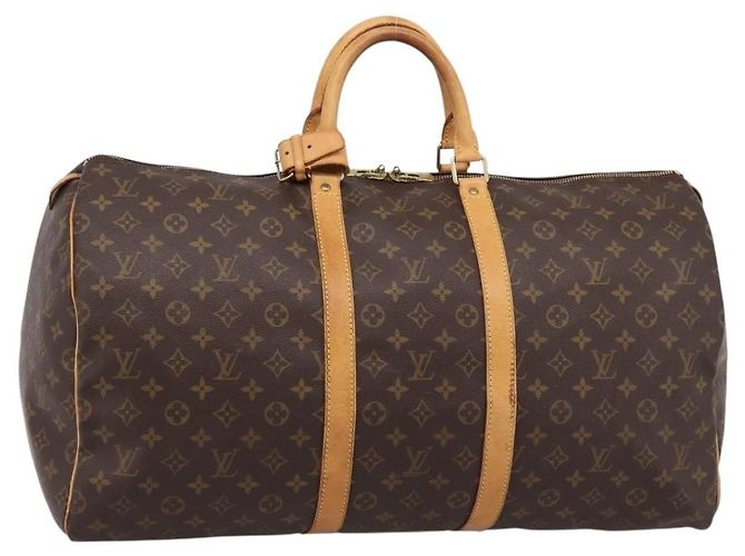 Louis Vuitton Keepall Monogram Canvas 55 Marrom