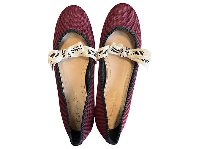 Autre Marque Dior Burgundy Sandals