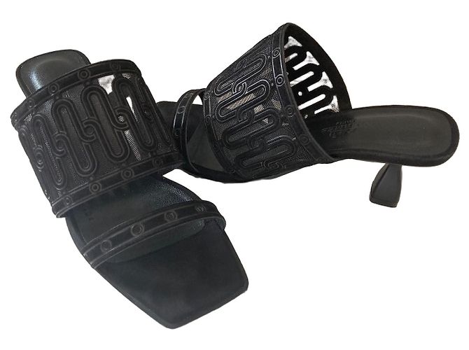 Elegant Hermès Joia 55 Sandal Black