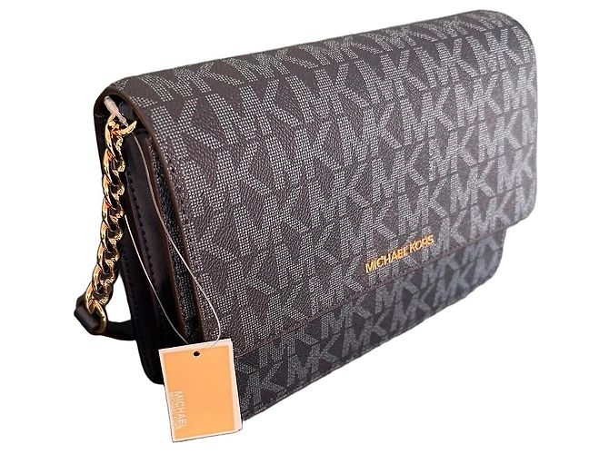 Michael Kors Borsa a Tracolla Monogram Blu Navy Blu scuro Monogramma