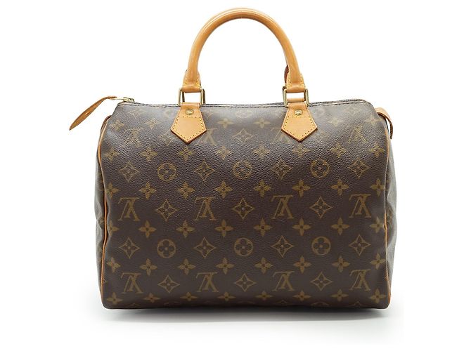 Louis Vuitton Sac à main Vintage Monogram Canvas Speedy 30 Marron