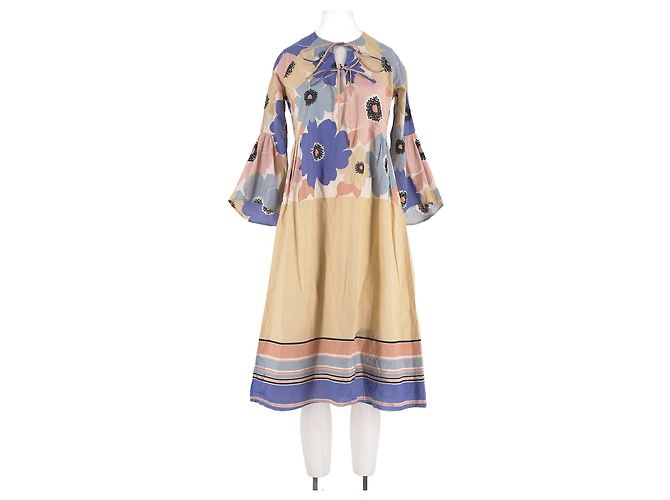 Vestido Marni de algodão amarelo