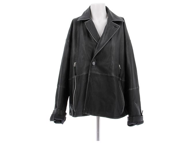 Autre Marque New Amsterdam Lederjacke Schwarz