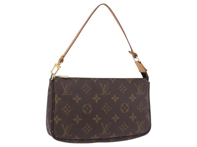 LOUIS VUITTON Monogram Pochette Accessoires Pouch M51980 LV
