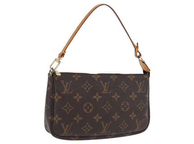 LOUIS VUITTON Monogram Pochette Accessoires Pouch M51980 LV