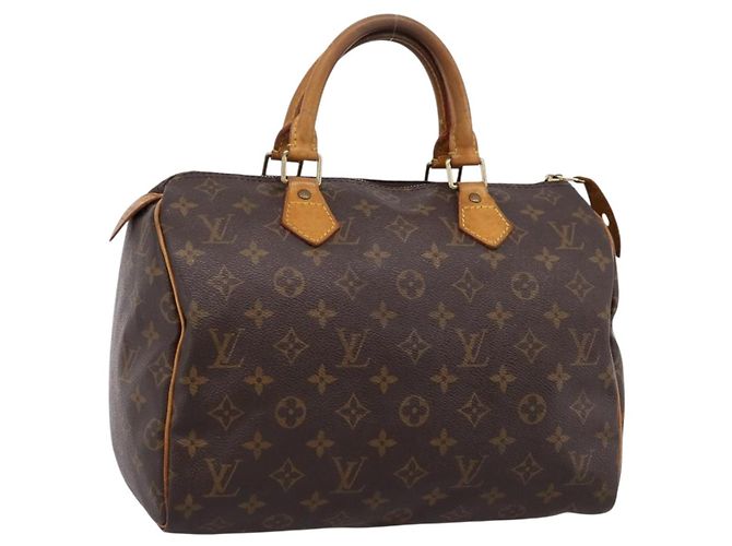 LOUIS VUITTON Monogram Speedy 30 Bolsa de mão M41526 LV