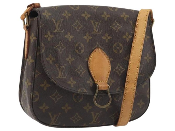LOUIS VUITTON Monogram Saint Cloud GM Shoulder Bag M51242 LV