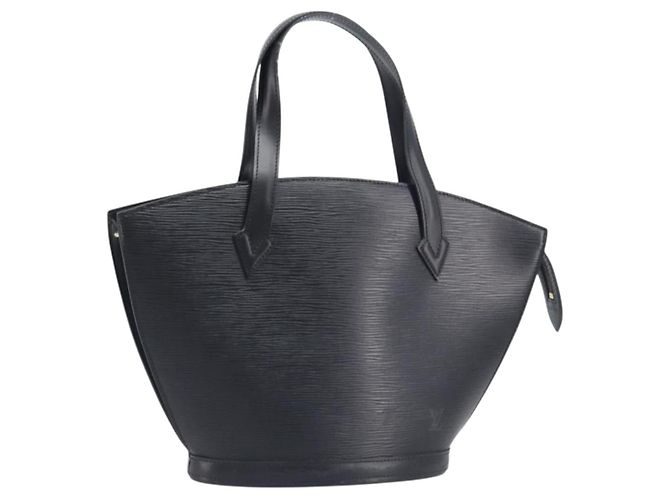 LOUIS VUITTON Epi Saint Jacques Shopping Shoulder Bag Black M52272