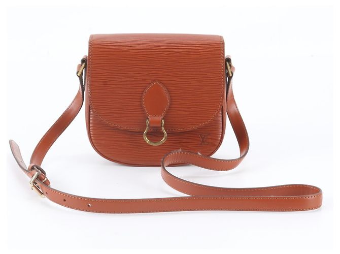 Borsa a tracolla Louis Vuitton Epi Mini Saint Cloud Marrone