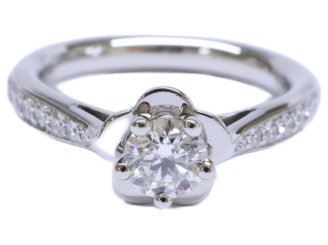 Anello Half Eternity Camelia Chanel Platinum 950