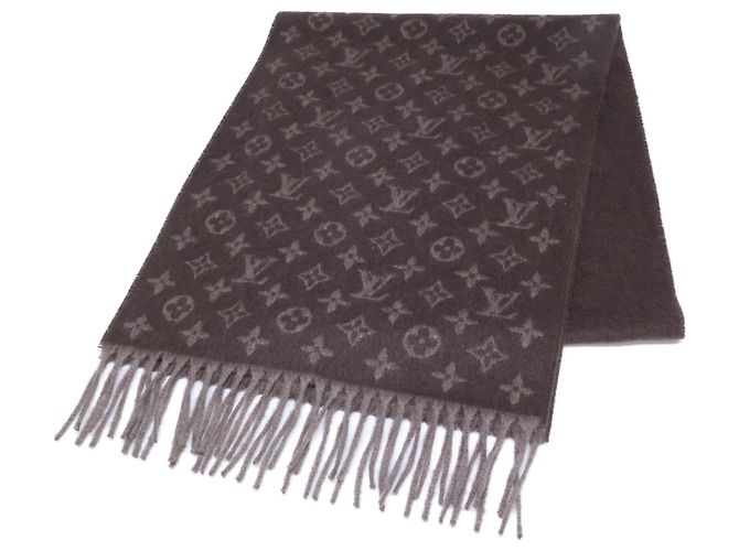Louis Vuitton Cashmere Blend Stole Brown