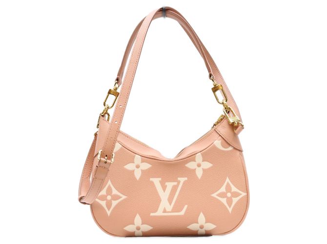 Borsa a tracolla Louis Vuitton Bicolor Empreinte Rose Trianon Bagatelle NM Rosa