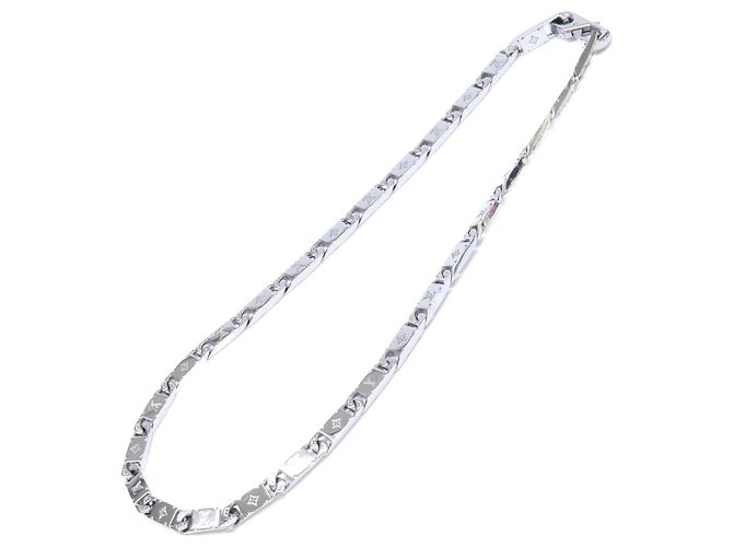 Louis Vuitton Modell 2024 M00919 Monogram Bindekette Silber