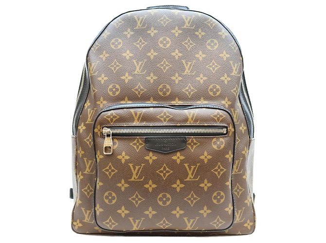 Louis Vuitton Monogram Macassar Josh Backpack Brown