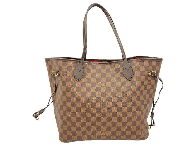 Saco Tote Louis Vuitton Damier Neverfull MM Damier ebene