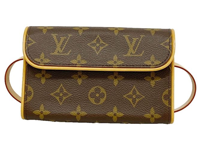 Louis Vuitton Monogram Pochette Florentine Fanny Pack Marrone