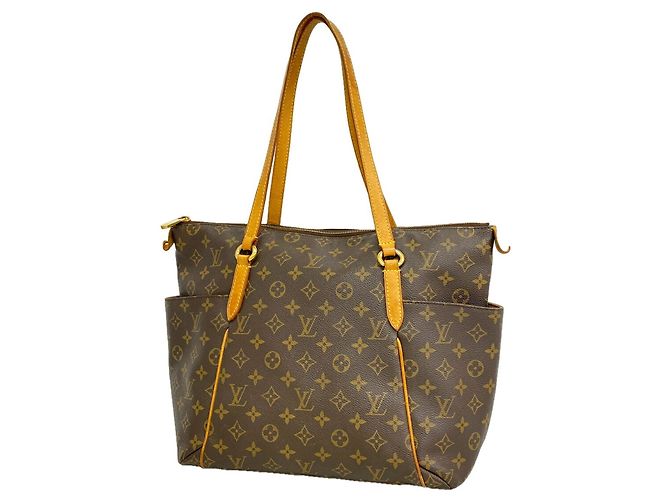 Borsa Tote Louis Vuitton Monogram Totally MM Marrone