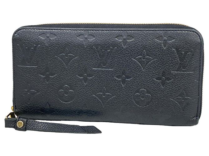Cartera Zippy Monogram Empreinte Louis Vuitton Negro