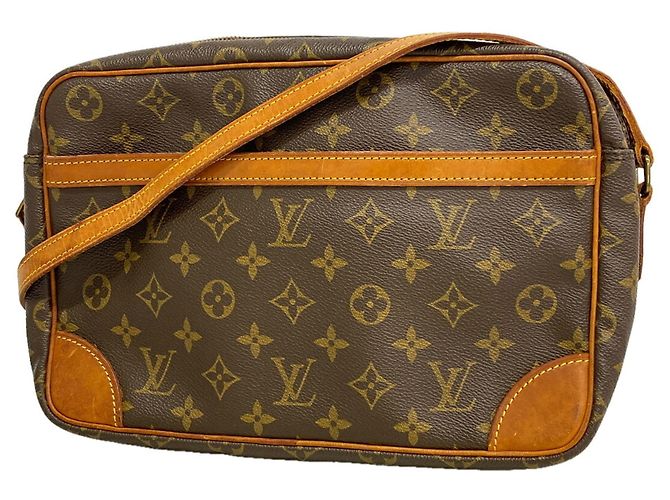 Bolsa de Ombro Louis Vuitton Monogram Trocadero 30 Marrom